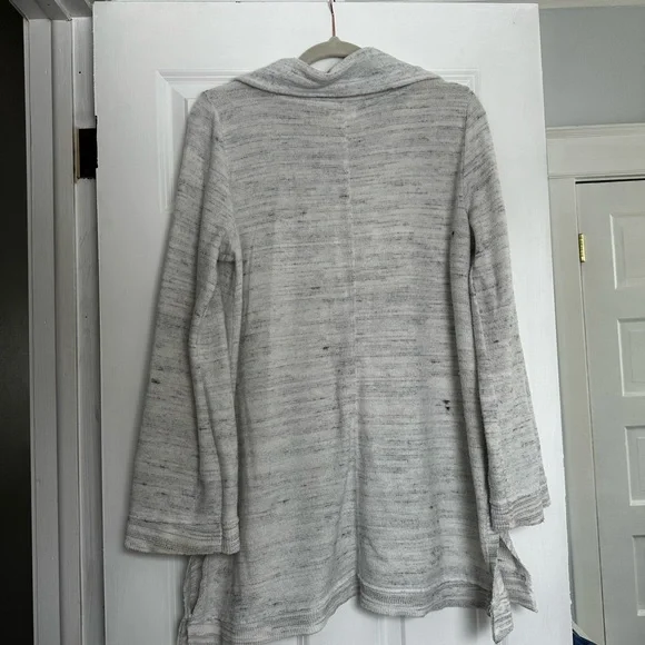 Anthropologie Maeve Light Gray Cowl Neck Sweater - Picture 3 of 7